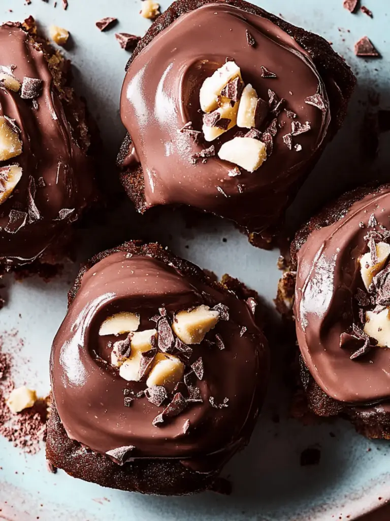 Schokoladen-Pekannuss-Zimtschnecken