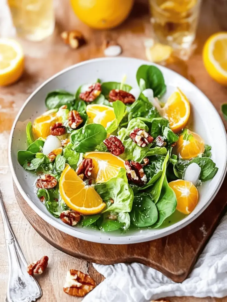 Wintersalat Rezept mit Orangen