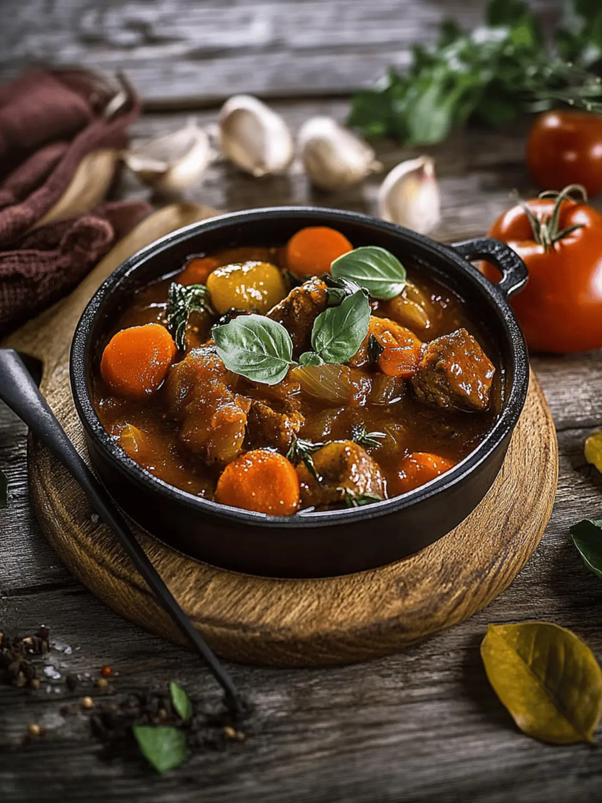 Toskanischer Rinderschmortopf mit Rotwein und Pfeffer 2 Toskanischer Rinderschmortopf mit Rotwein und Pfeffer