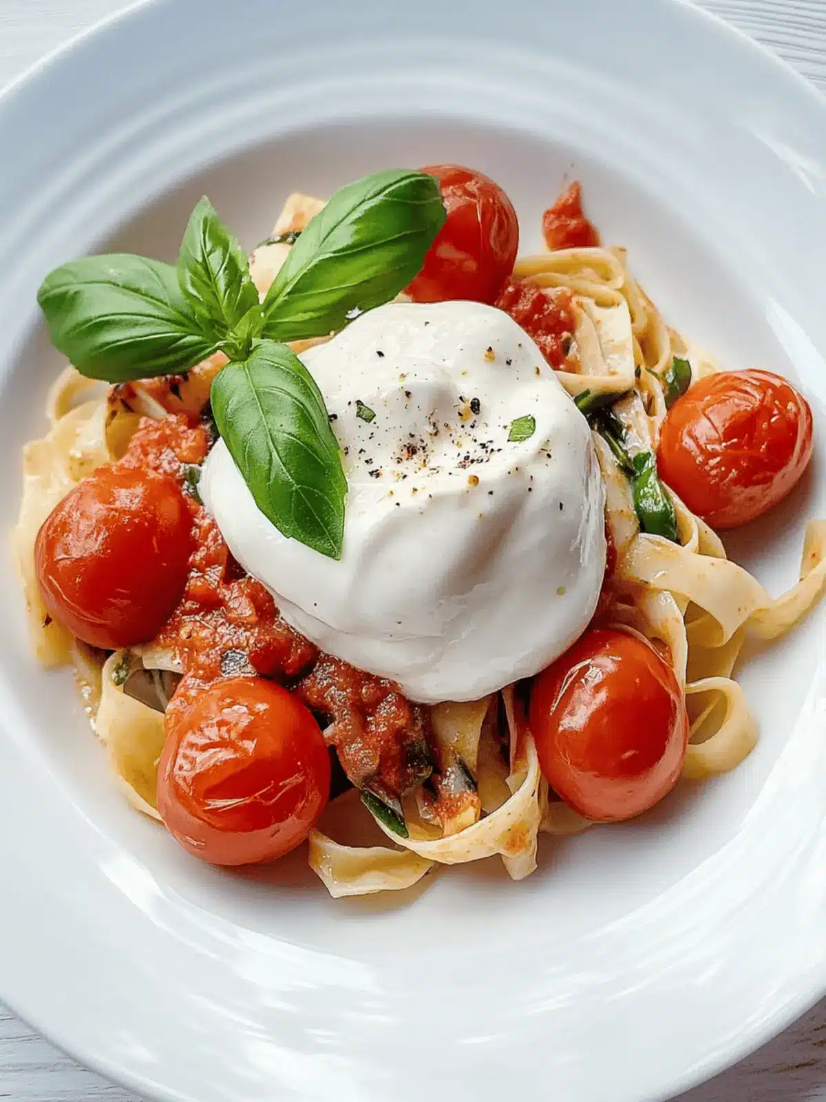 Tomaten-Burrata-Pasta in nur 30 Minuten zaubern 2 Tomaten-Burrata-Pasta