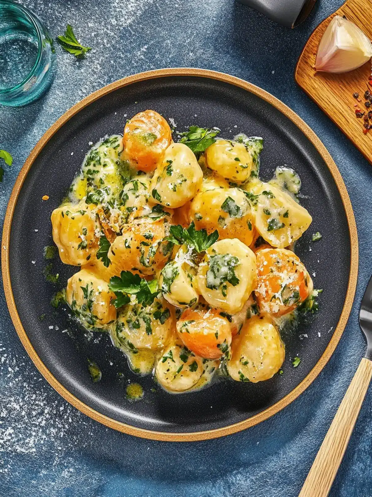 Mini Knödel Auflauf nach italienischer Art genießen 2 Mini Knödel Auflauf nach italienischer