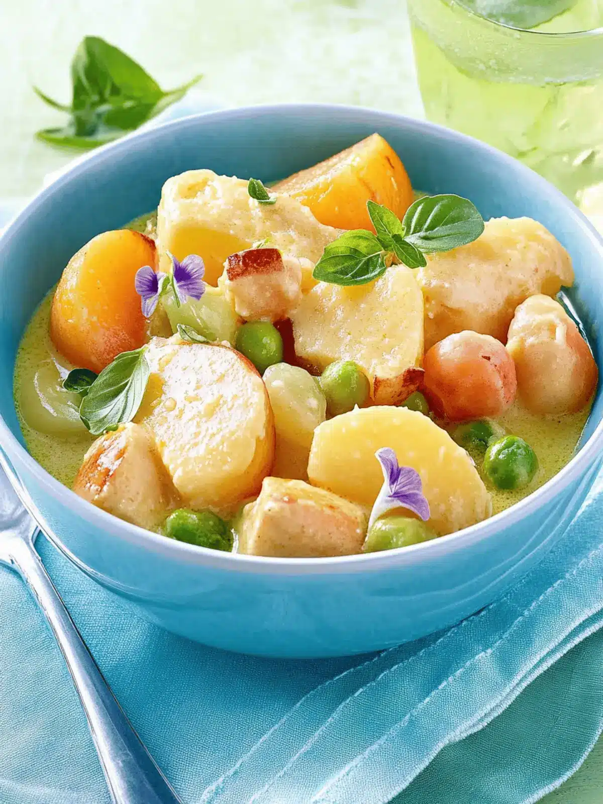 Cremiges Kartoffel-Brokkoli-Curry