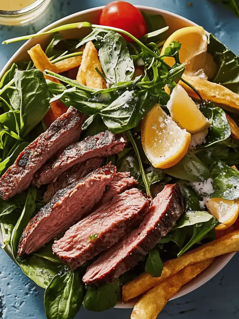 Steak Frites Salat