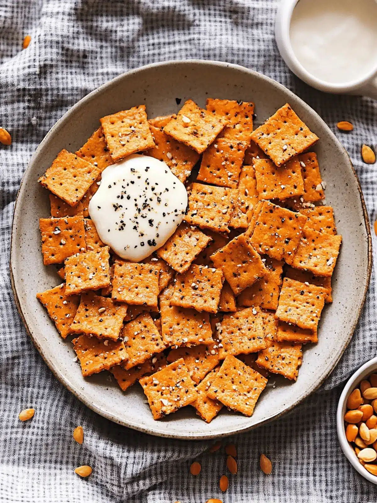 Linsencracker mit Kräutern für gesunden Snackgenuss 5 Linsencracker mit Kräutern