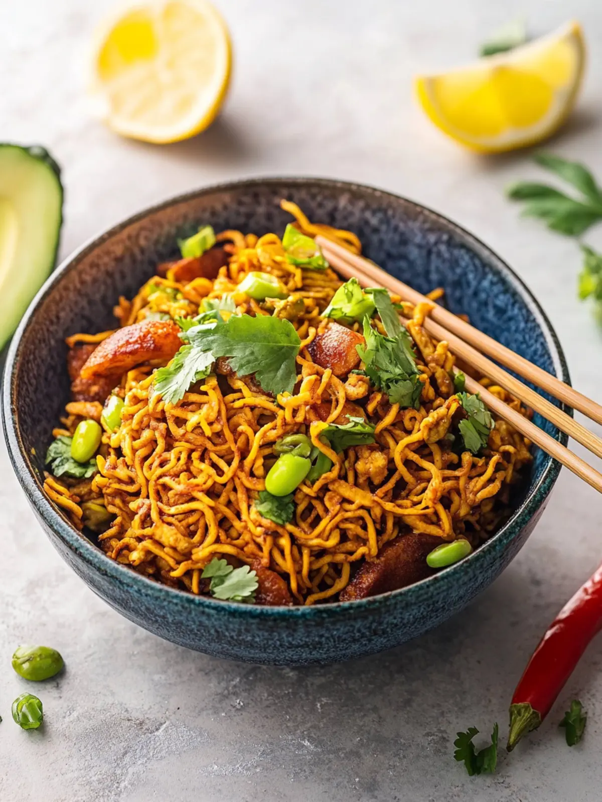 Gebratene Asia Nudeln