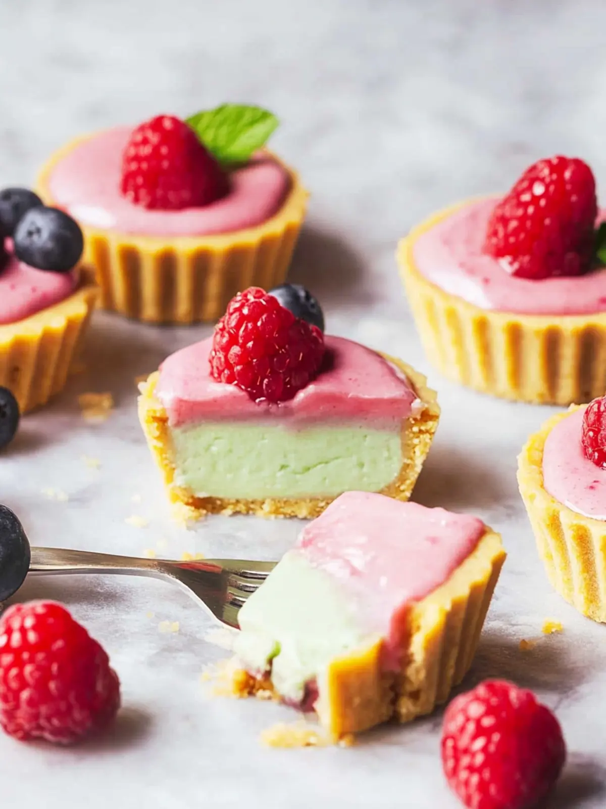 Himbeer-Matcha-Tartelette: Der perfekte Low-Carb Genuss 4 Himbeer-Matcha-Tartelette