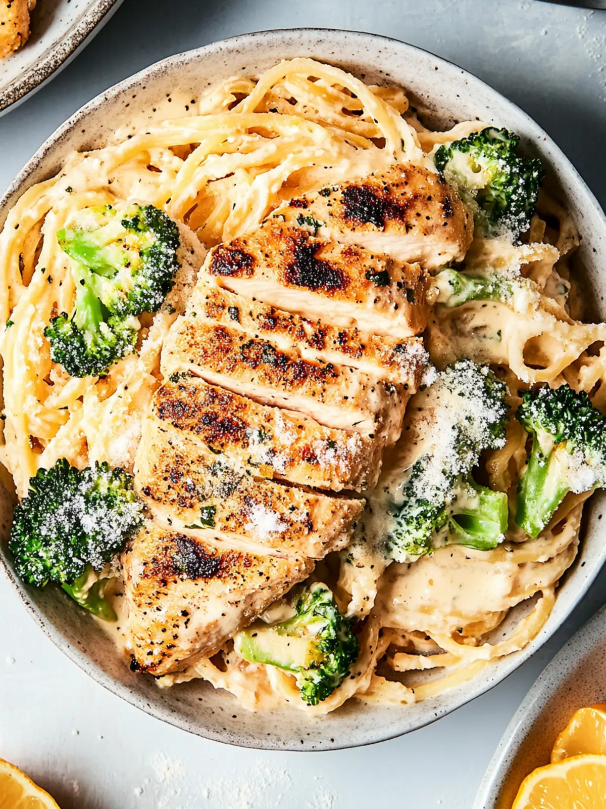 Low Calorie Hähnchen Alfredo in 30 Minuten 2 Low Calorie Hähnchen Alfredo