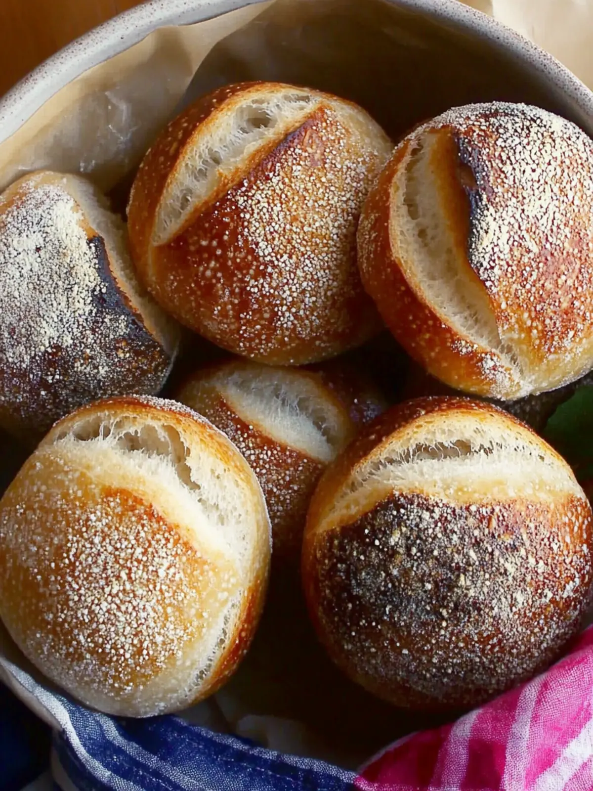 Sauerteigbrötchen über Nacht leicht gemacht 3 Sauerteigbrötchen über Nacht