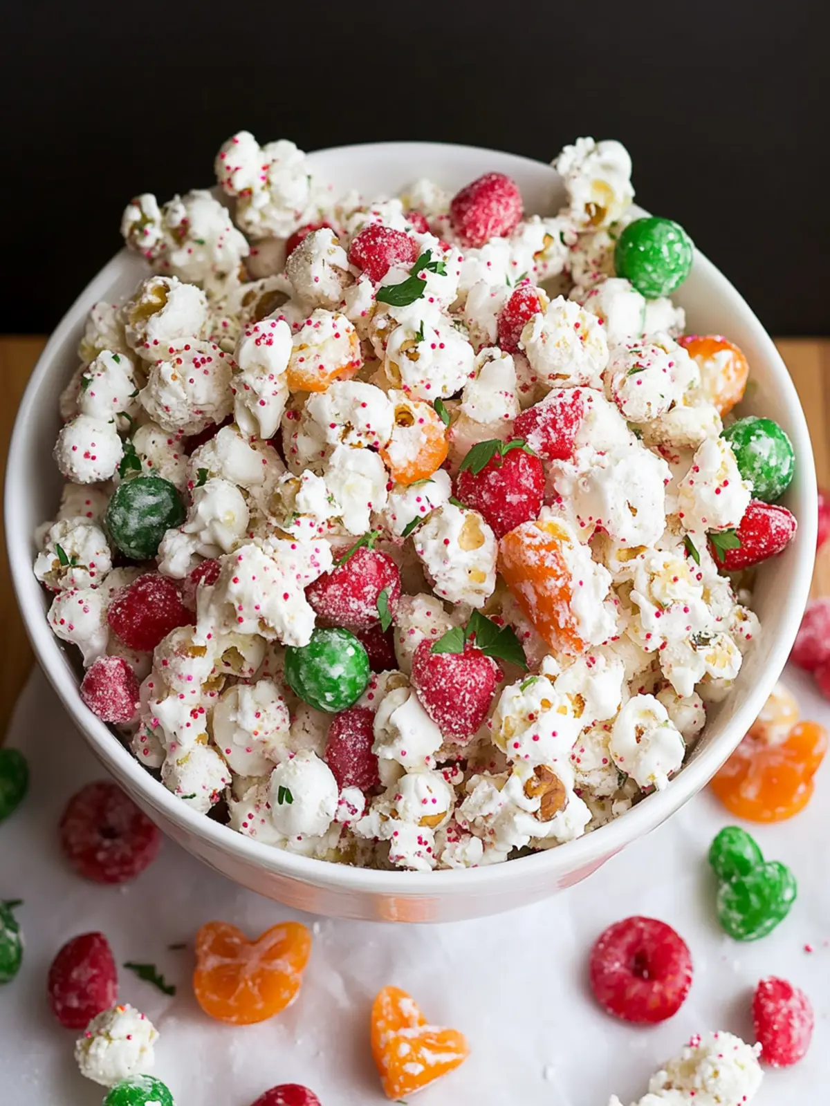 Weihnachtssensation: Festliches White Chocolate Popcorn 2 Weihnachtssensation