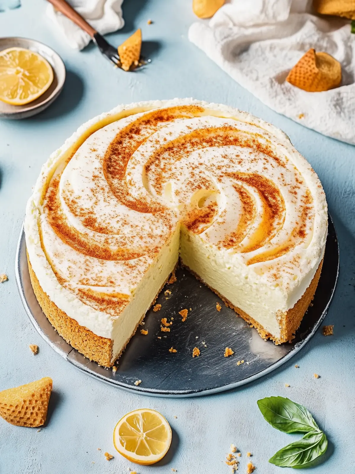 Zimtschnecken-Käsekuchen für den großen Genuss 4 Zimtschnecken-Käsekuchen