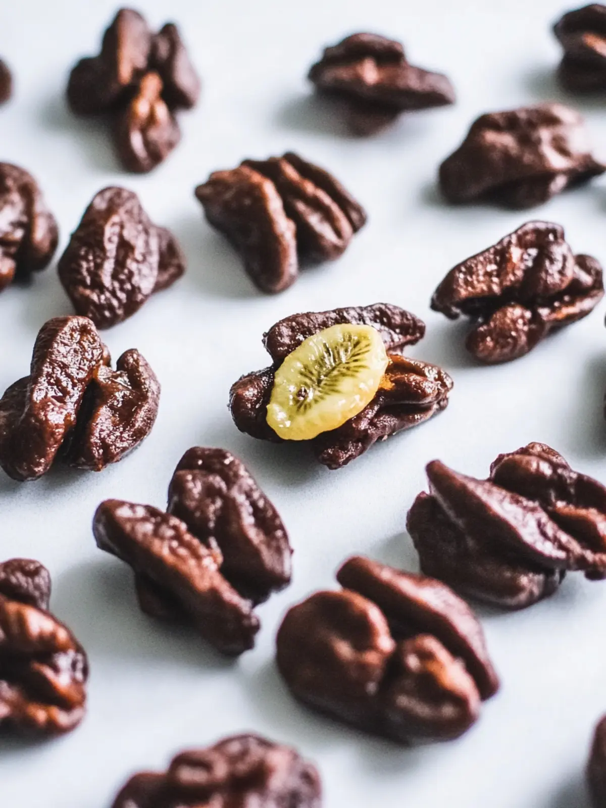 Schokoladen-Nuss-Cluster für süße Naschkatzen 2 Schokoladen-Nuss-Cluster