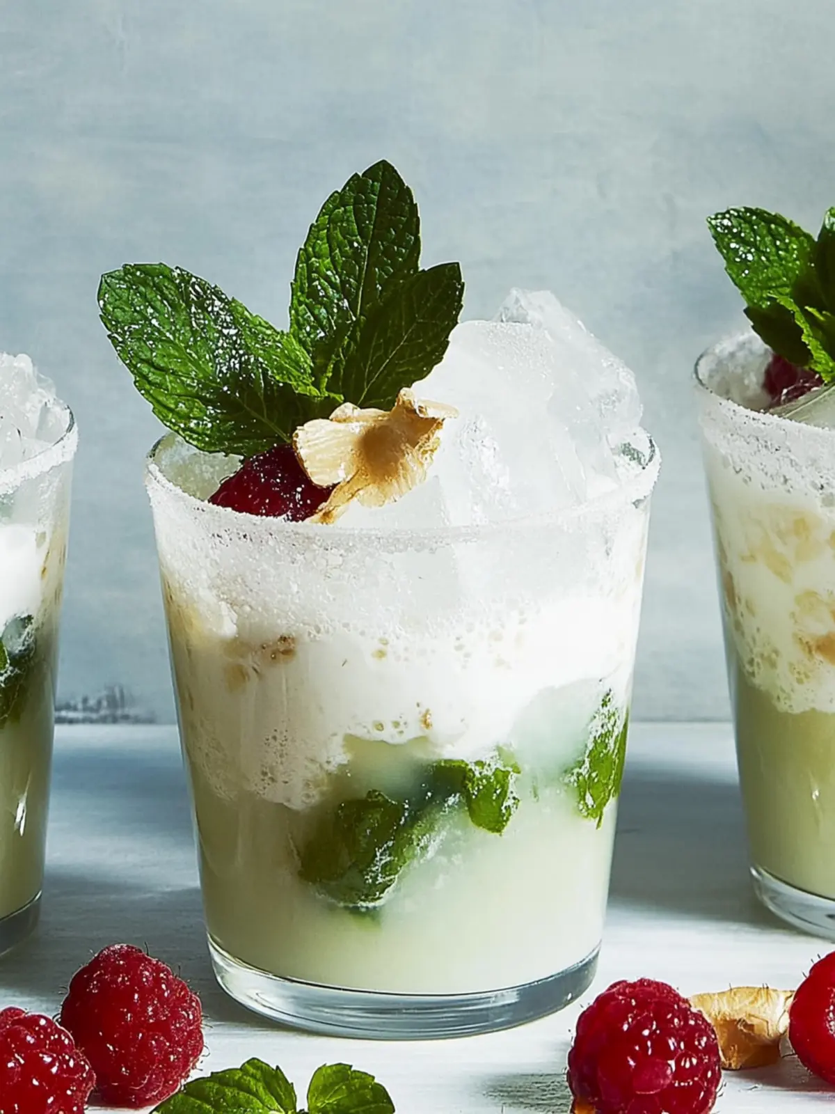 Weißes Weihnachten Mojito für festliche Stimmung 2 Weißes Weihnachten Mojito