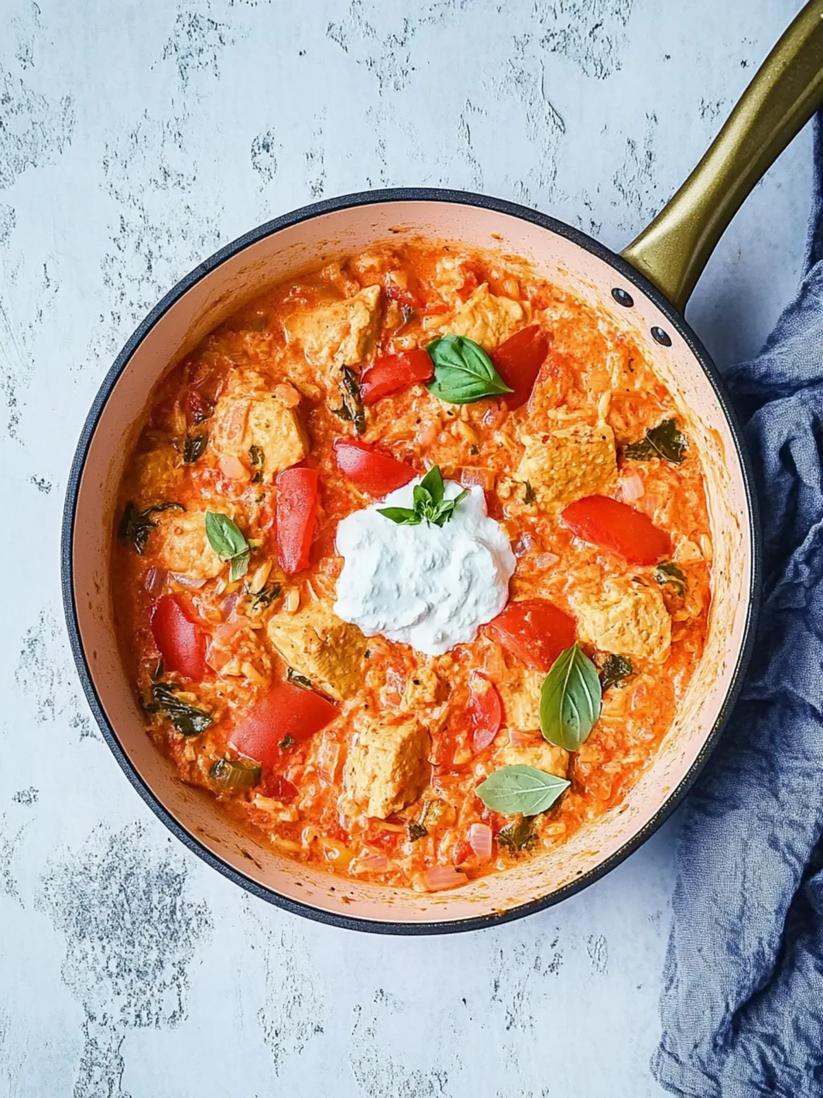 Paprika-Hähnchen-Pfanne mit Reis für einen schnellen Genuss 4 Paprika-Hähnchen-Pfanne mit Reis