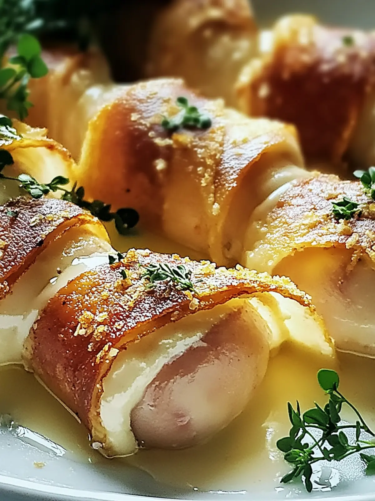 Puten-Schinken-Rouladen für schnelles Familienessen 2 Puten-Schinken-Rouladen