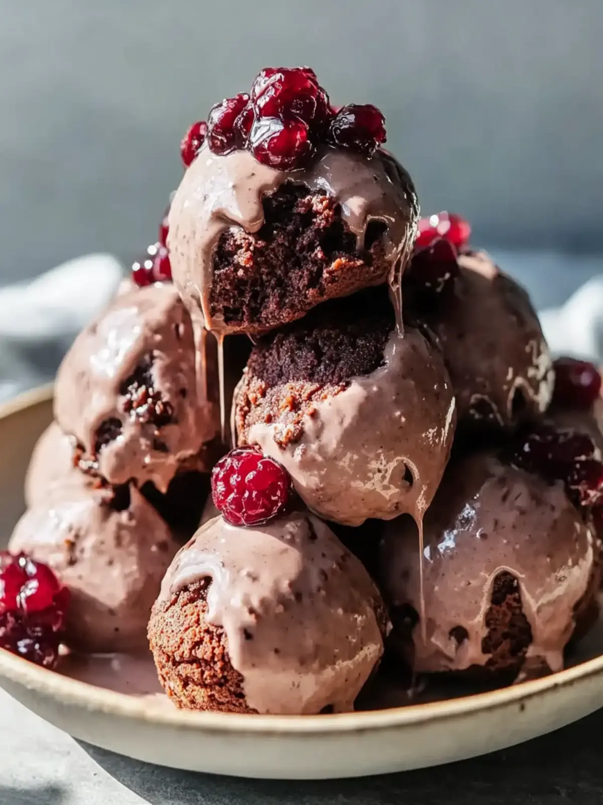 Hüttenkäse-Brownie-Protein-Bällchen ganz einfach machen 4 Hüttenkäse-Brownie-Protein-Bällchen