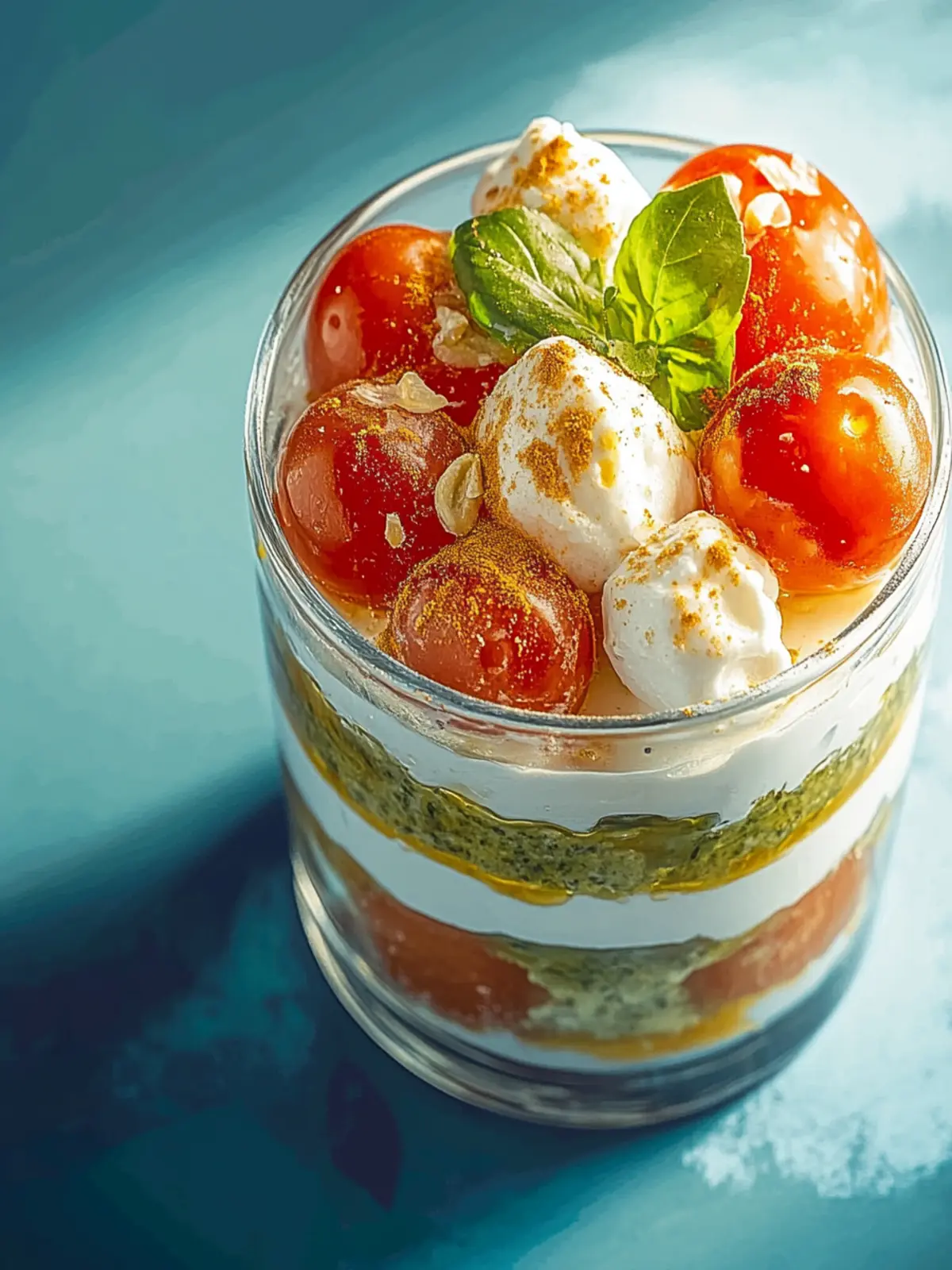 Tomaten Mozzarella Tiramisu – Kreativ und Lecker 3 Tomaten Mozzarella Tiramisu