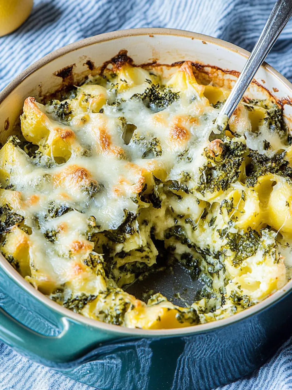 Grünkohl-Nudelauflauf mit Cashew-Creme Genuss 5 Grünkohl-Nudelauflauf mit Cashew-Creme