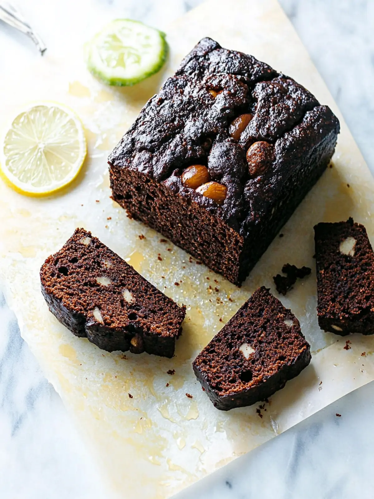 Doppelter Schokoladen-Bananenbrot
