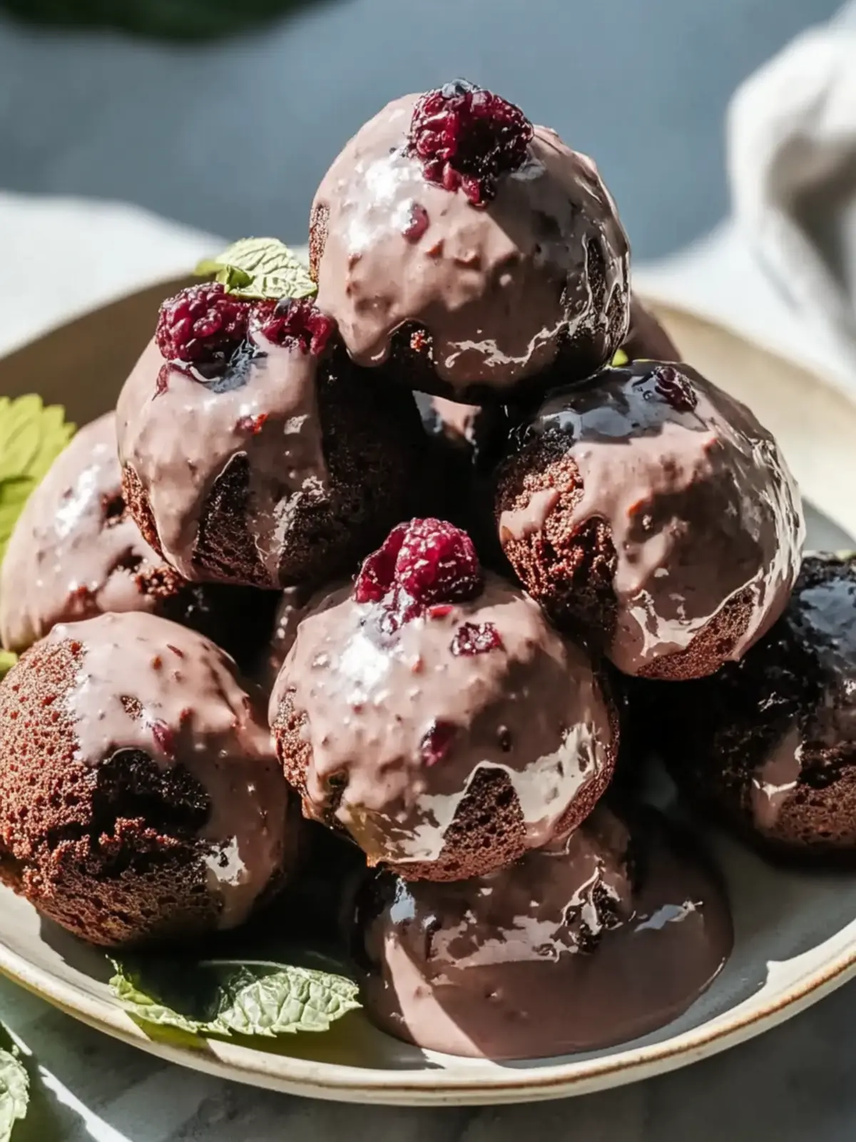 Hüttenkäse-Brownie-Protein-Bällchen ganz einfach machen 2 Hüttenkäse-Brownie-Protein-Bällchen