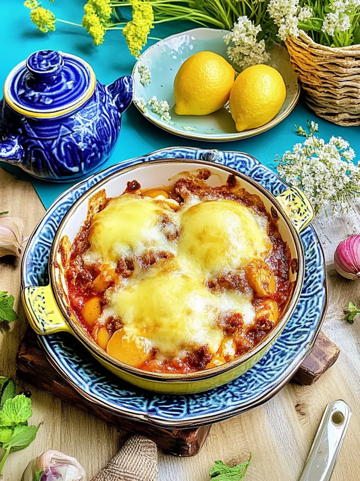 Mini-Knödel-Auflauf im Bolognese-Stil für Soulfood 5 Mini-Knödel-Auflauf im Bolognese-Stil