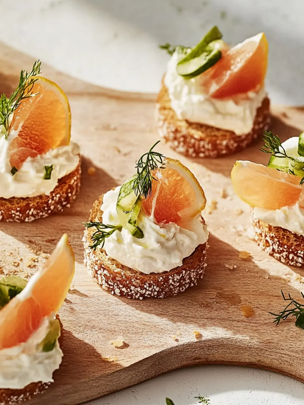 Canapés mit Lachs für jede Feierlichkeit 4 Canapés with salmon