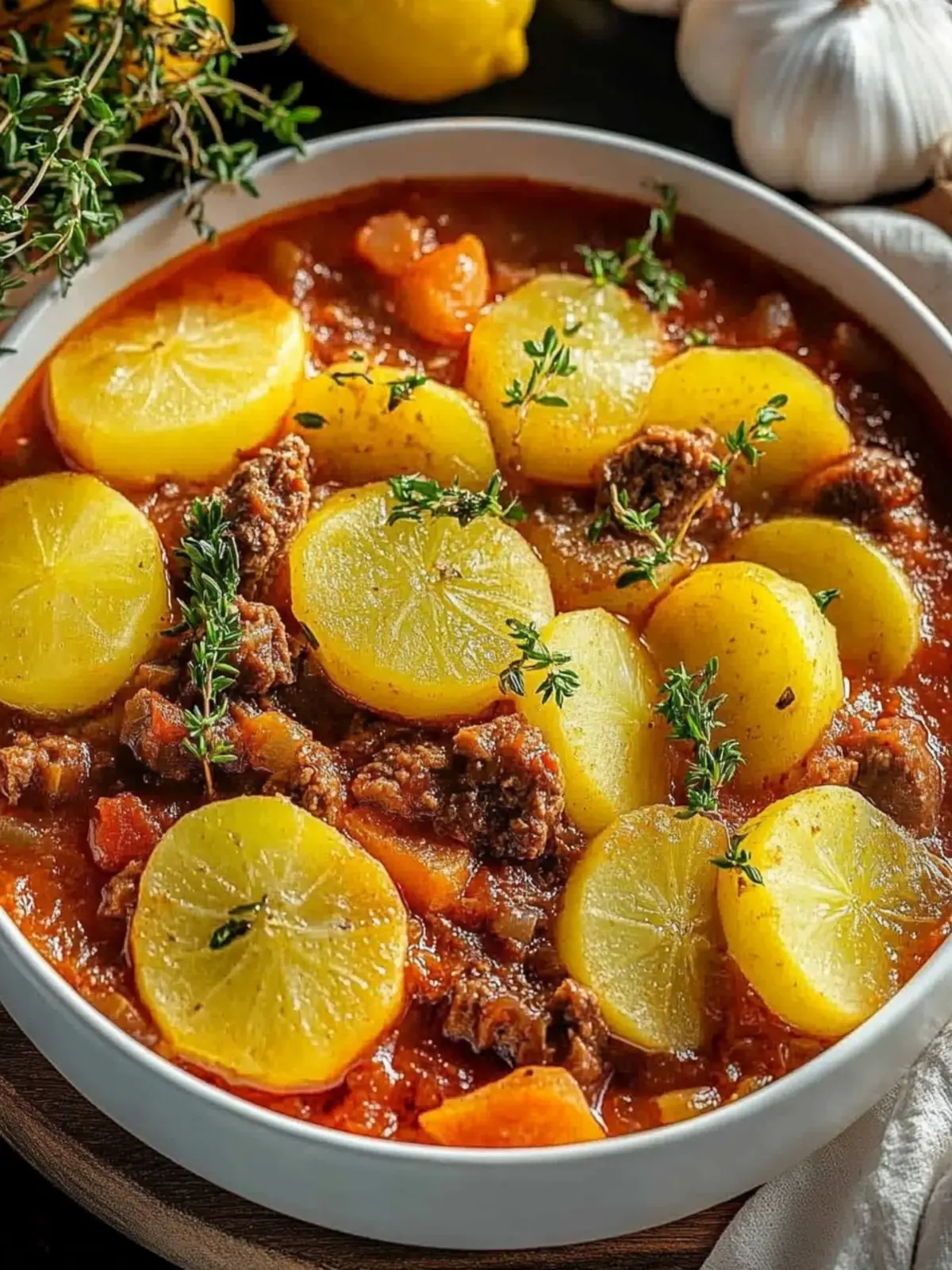 Eintopf mit Hackbällchen und Perlcouscous für jeden Tag 2 Eintopf mit Hackbällchen und Perlcouscous