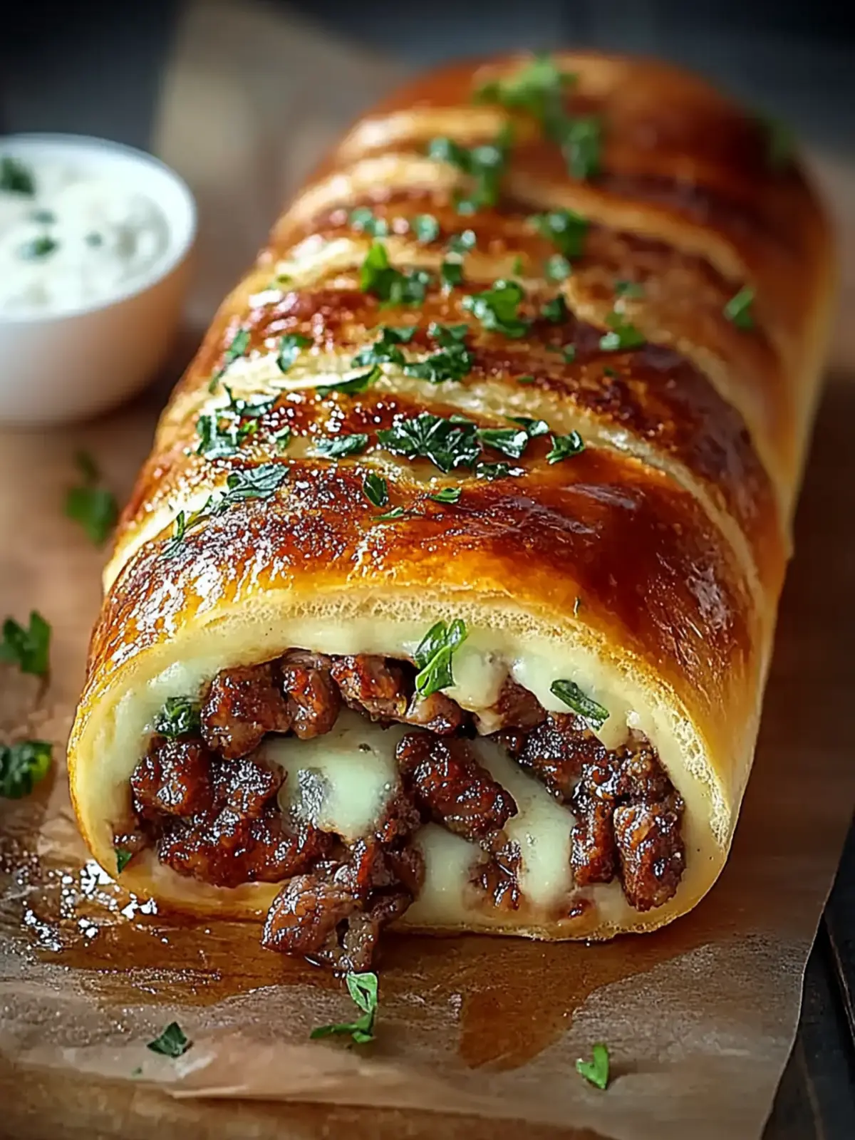 Hackfleisch-Käse-Rolle – Herzhafter Genuss für Zuhause 5 Hackfleisch-Käse-Rolle