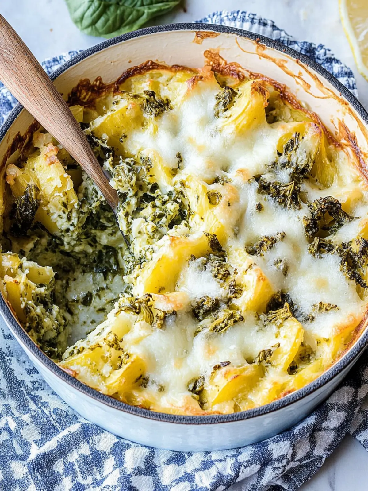 Grünkohl-Nudelauflauf mit Cashew-Creme Genuss 2 Grünkohl-Nudelauflauf mit Cashew-Creme