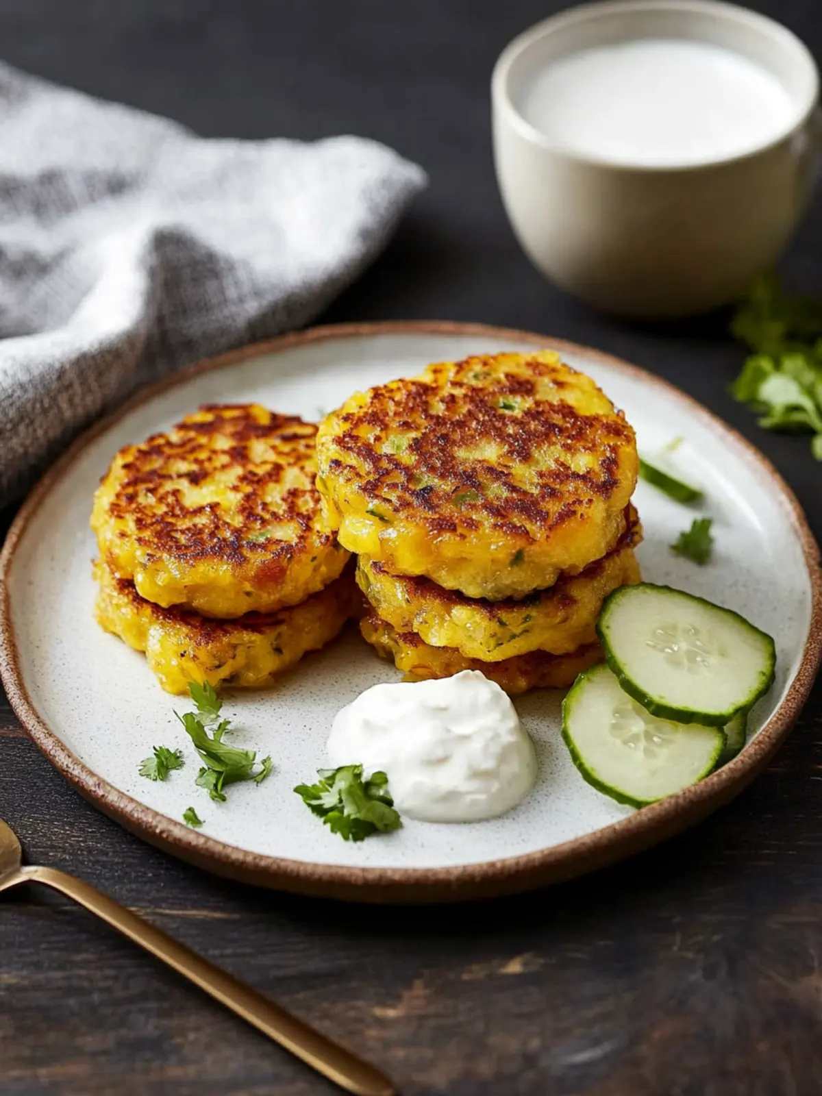 Kürbispuffer mit Feta für den perfekten Snack 3 Kürbispuffer