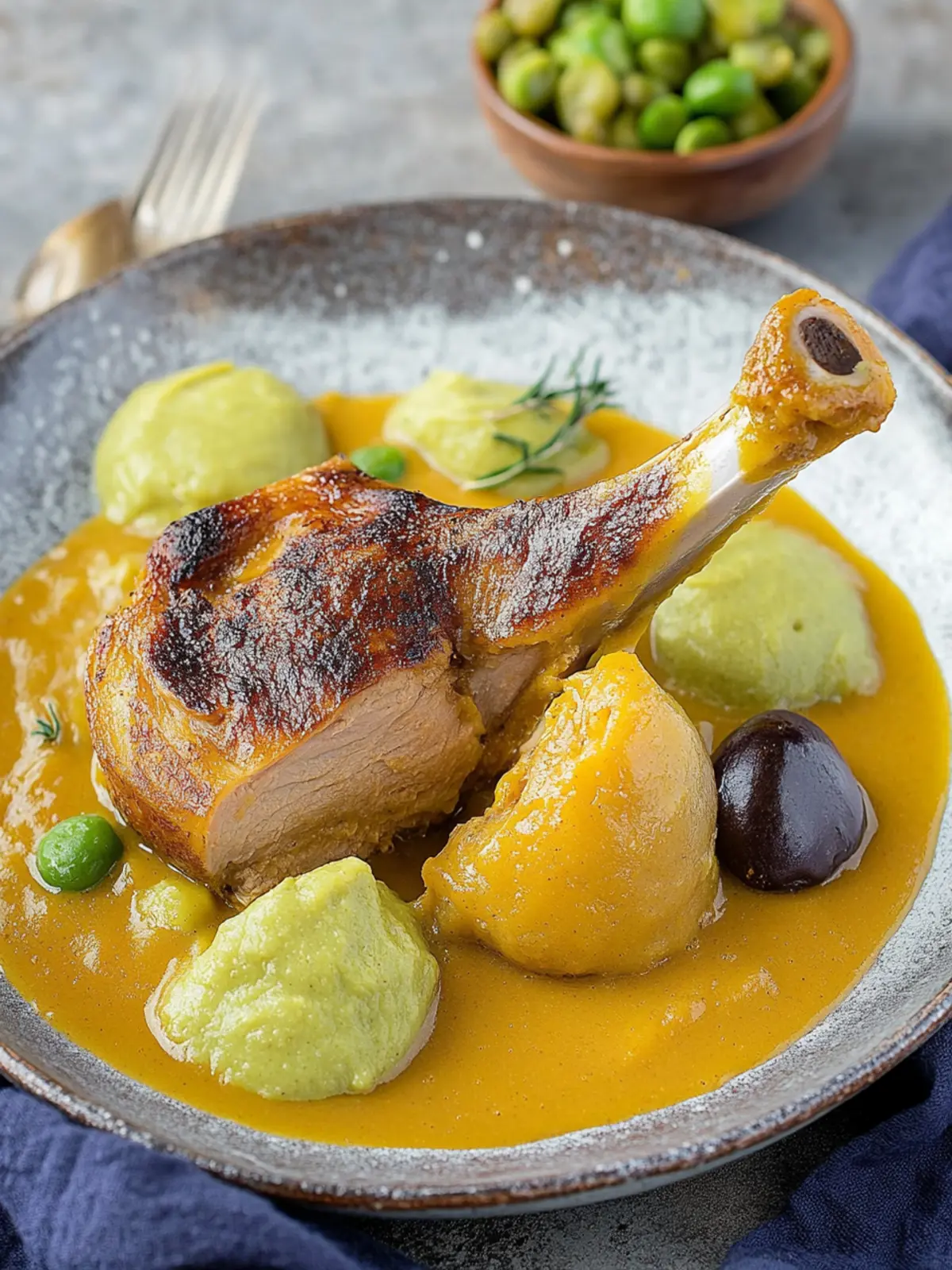 Entenkeulen sous-vide im Ofen zart garen 3 Duck legs sous-vide in the oven