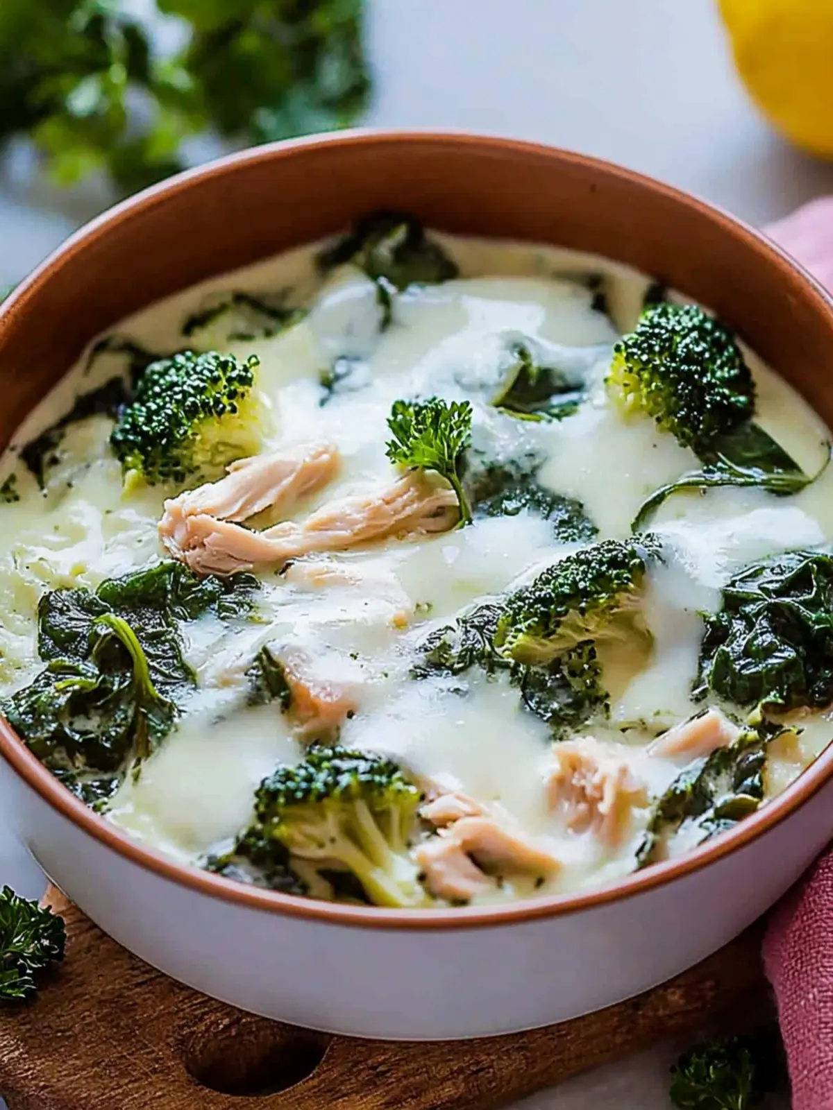 Kale Casserole mit Frischkäse für Genießer 2 Kale casserole with cream cheese