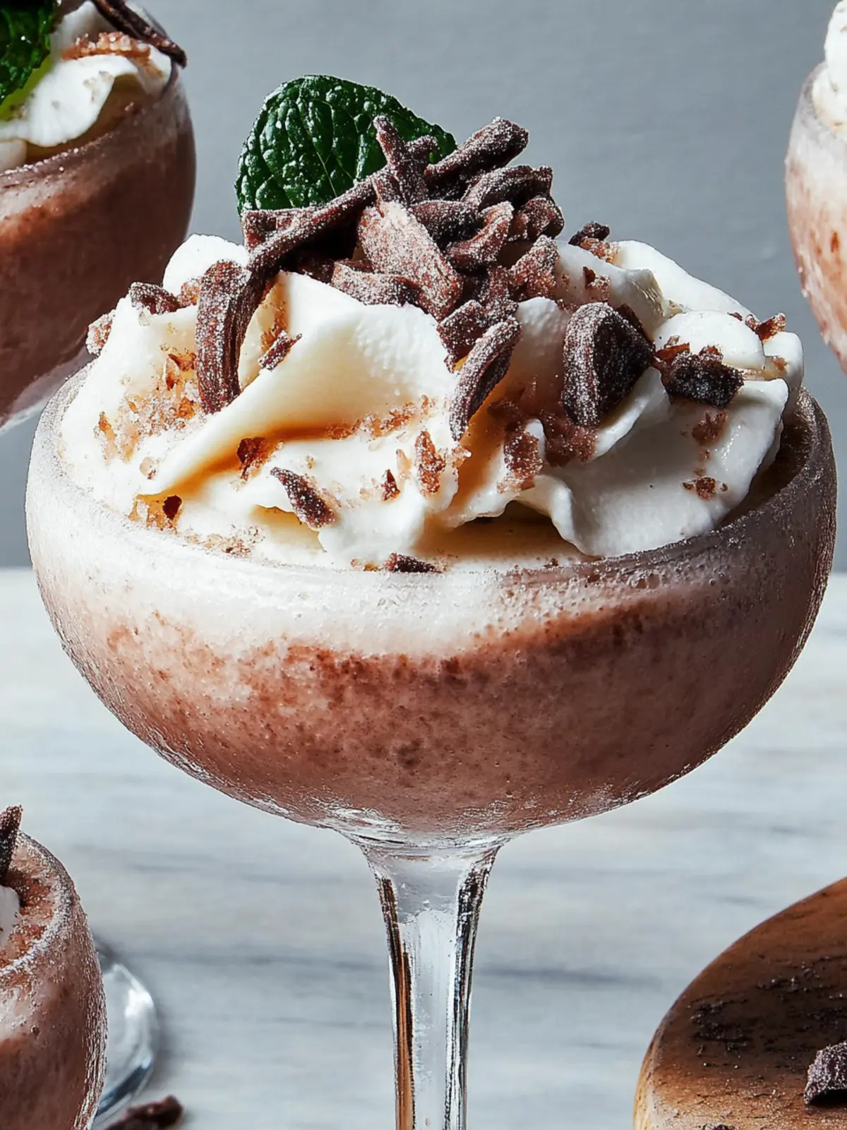 Gefrorener heißer Schokoladenmartini für Genussmomente 4 Gefrorener heißer Schokoladenmartini