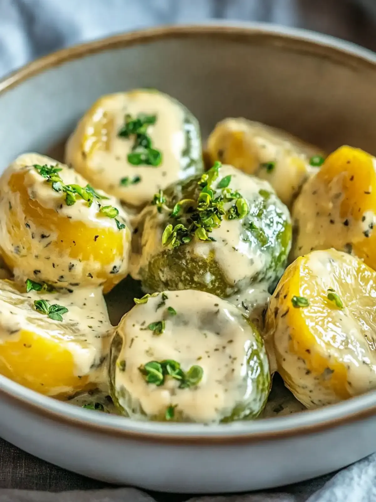 Rosenkohl in Frischkäse-Senfsauce – Schnell & Köstlich 2 Rosenkohl in Frischkäse-Senfsauce