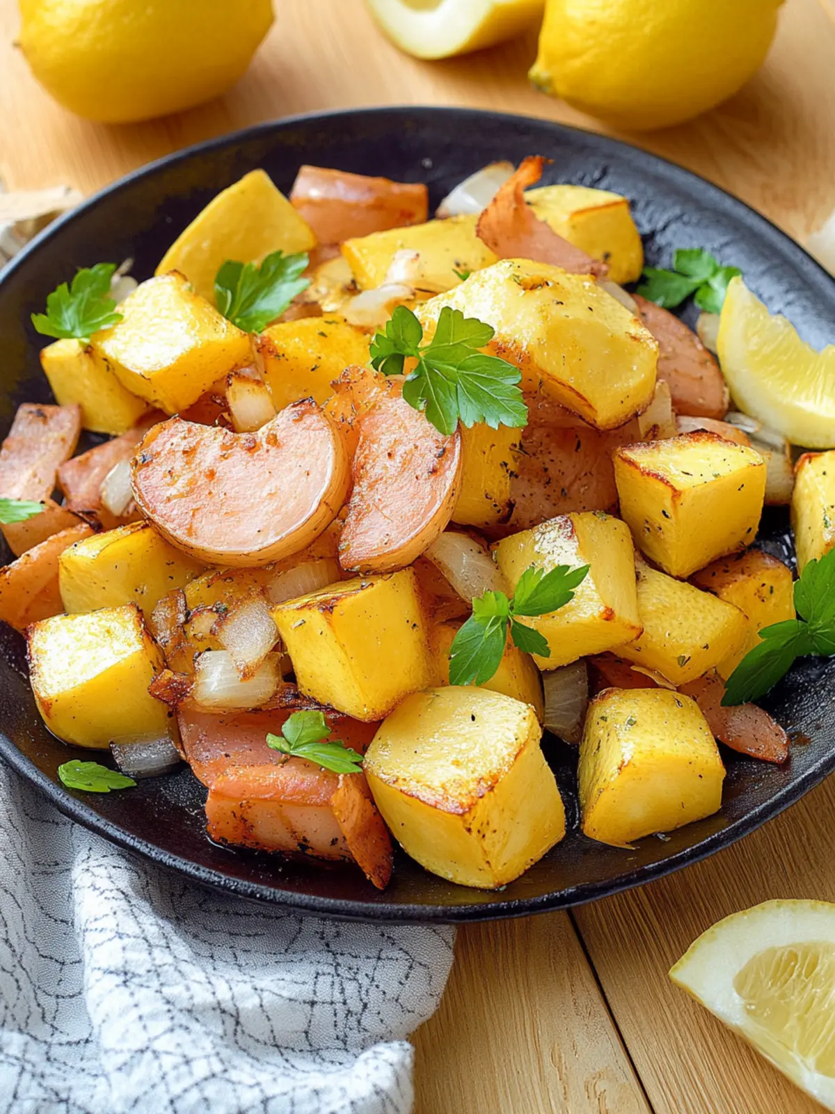 Kartoffel Leberkäse Pfanne für ein schnelles Abendessen 3 Kartoffel Leberkäse Pfanne