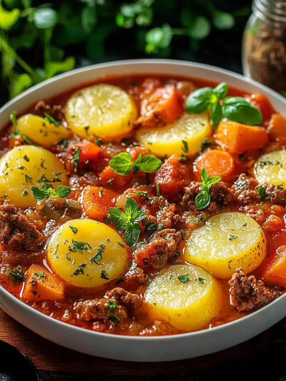 Eintopf mit Hackbällchen und Perlcouscous für jeden Tag 3 Eintopf mit Hackbällchen und Perlcouscous