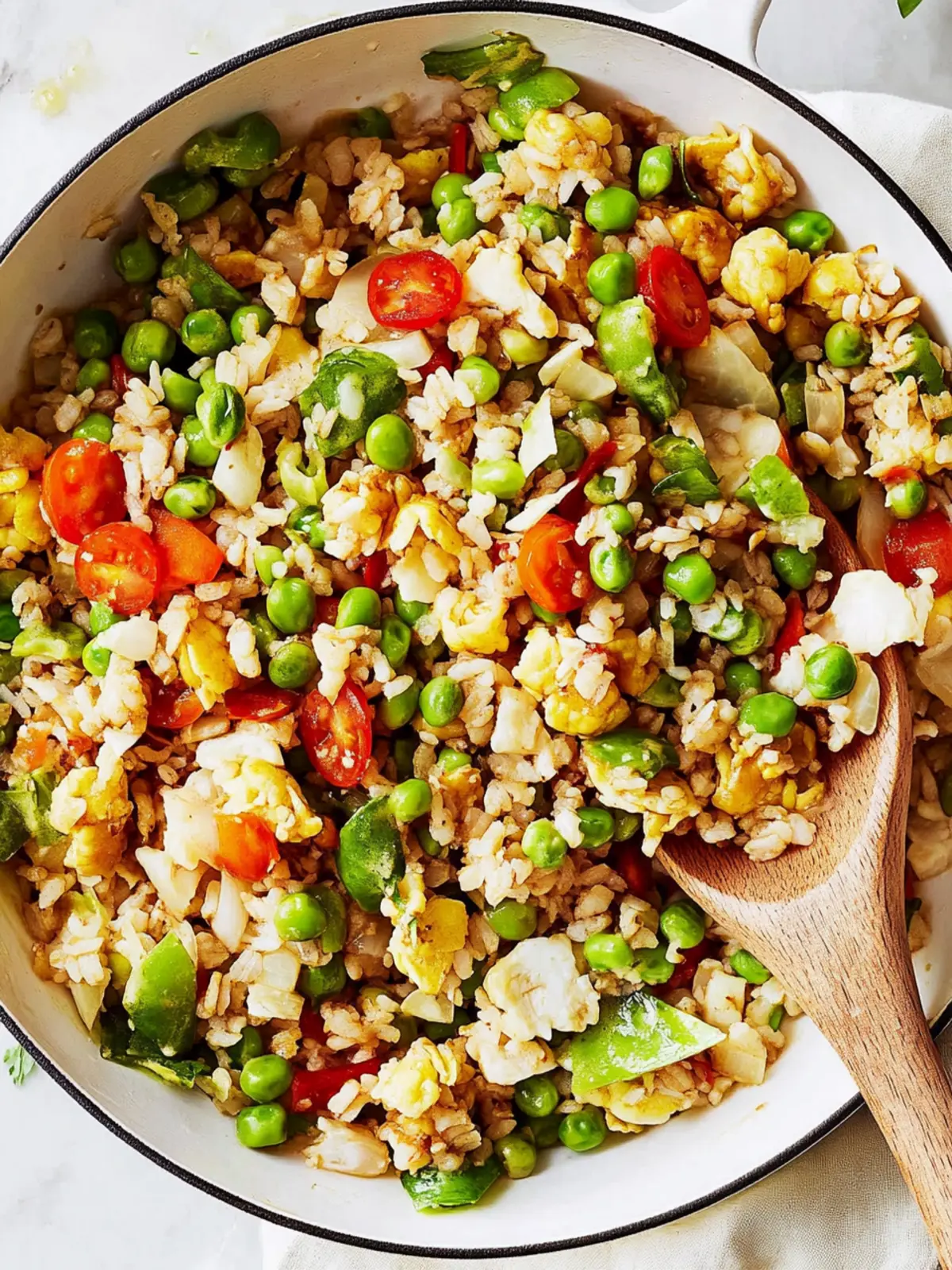 Einfache gebratene Reis: Lecker und schnell zubereitet 4 Einfache gebratene Reis