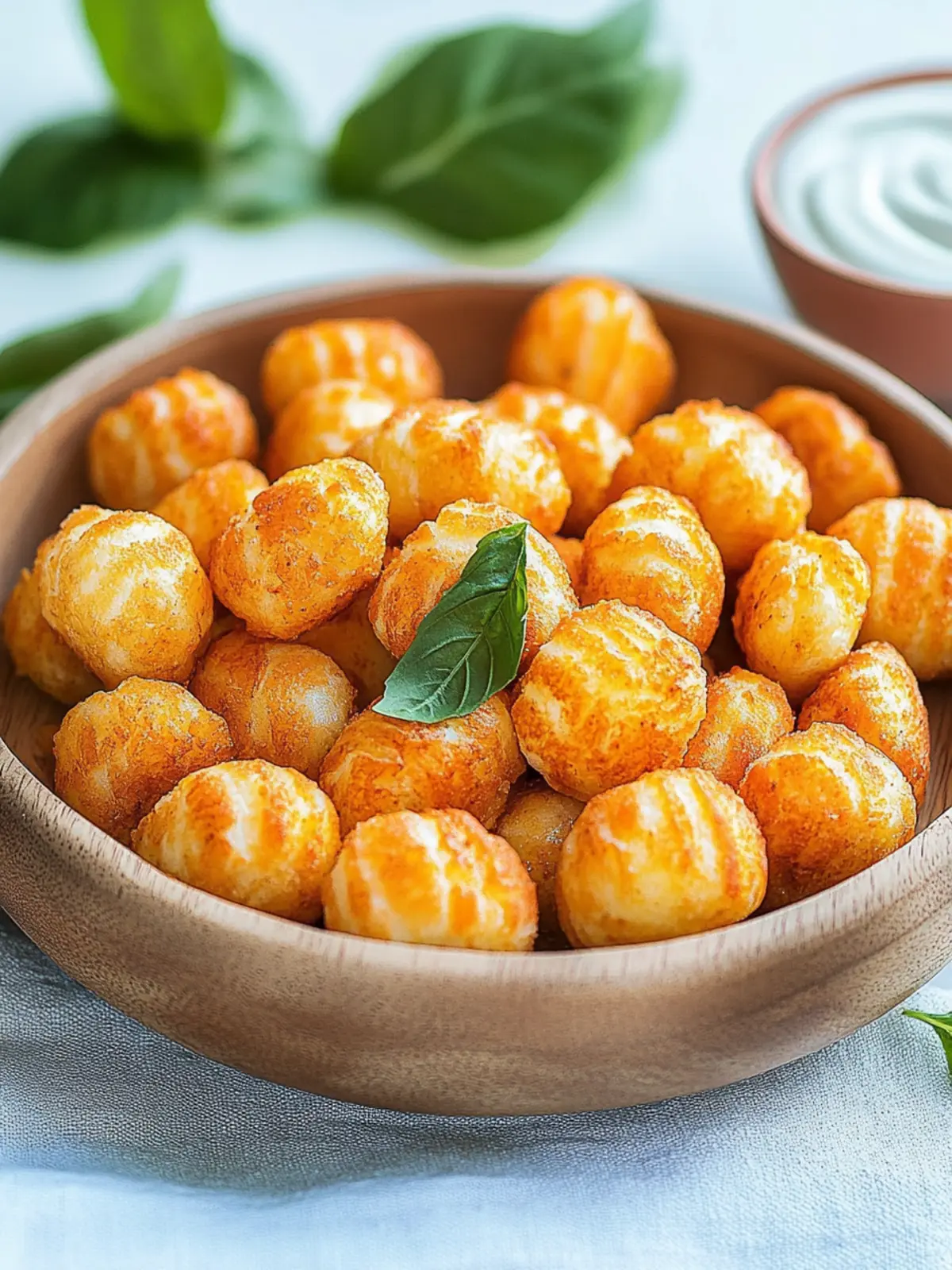 Crispy Gnocchi aus der Heißluftfritteuse genießen 4 Gnocchi from the air fryer