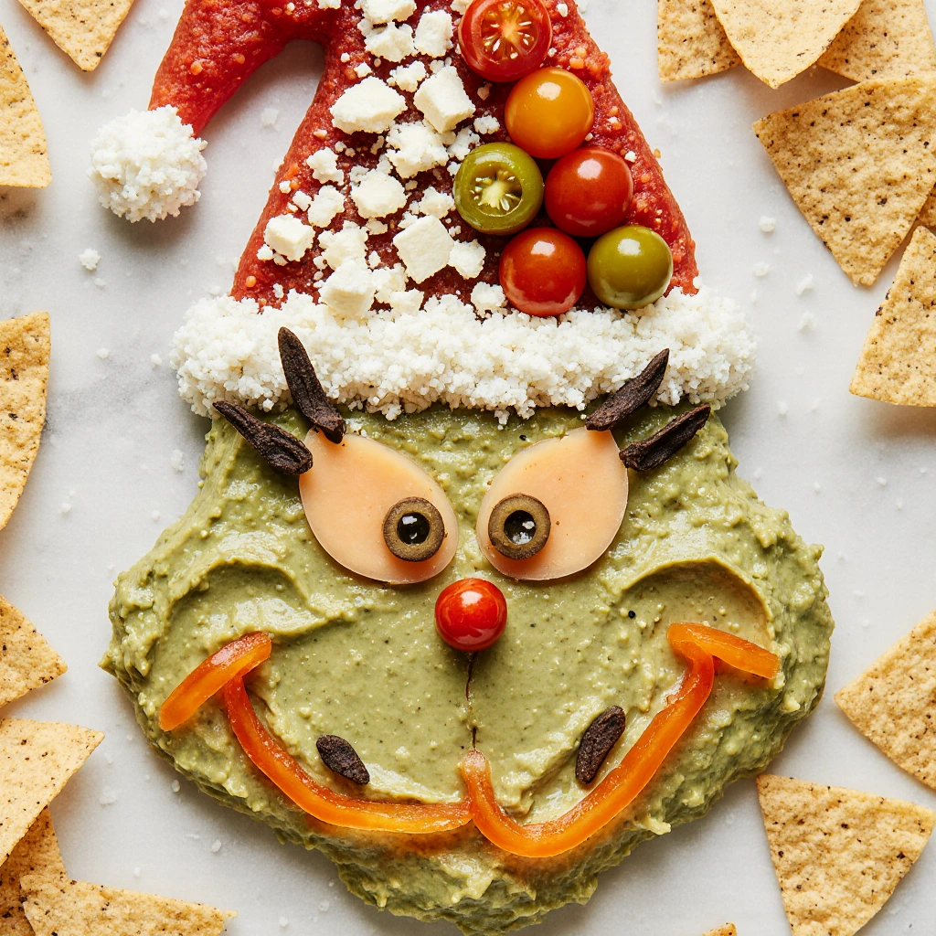 Grinch Guacamole für festliche Snacks am Feiertag 2 Grinch Guacamole für festliche Snacks am Feiertag