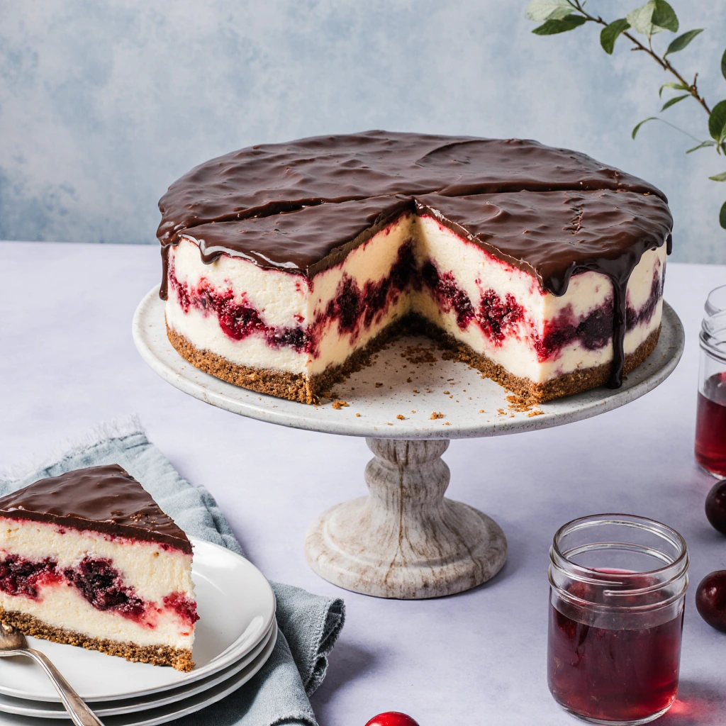 Schwarzwälder Käse Torte – Himmlischer Cheesecake Genuss 2 Schwarzwälder Käse Torte – Himmlischer Cheesecake Genuss
