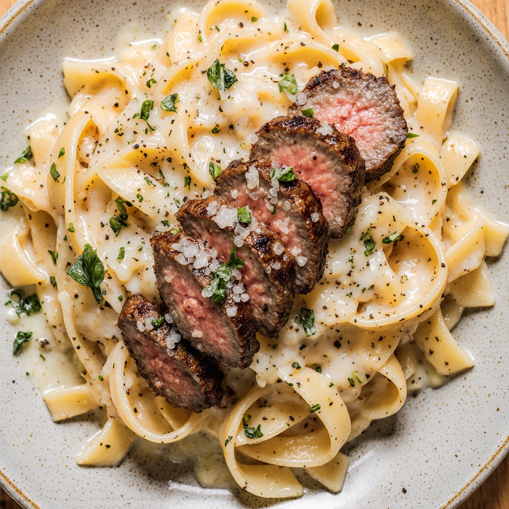 Honig-Knoblauch-Steak mit Pasta für jeden Anlass 2 Honig-Knoblauch-Steak mit Pasta für jeden Anlass