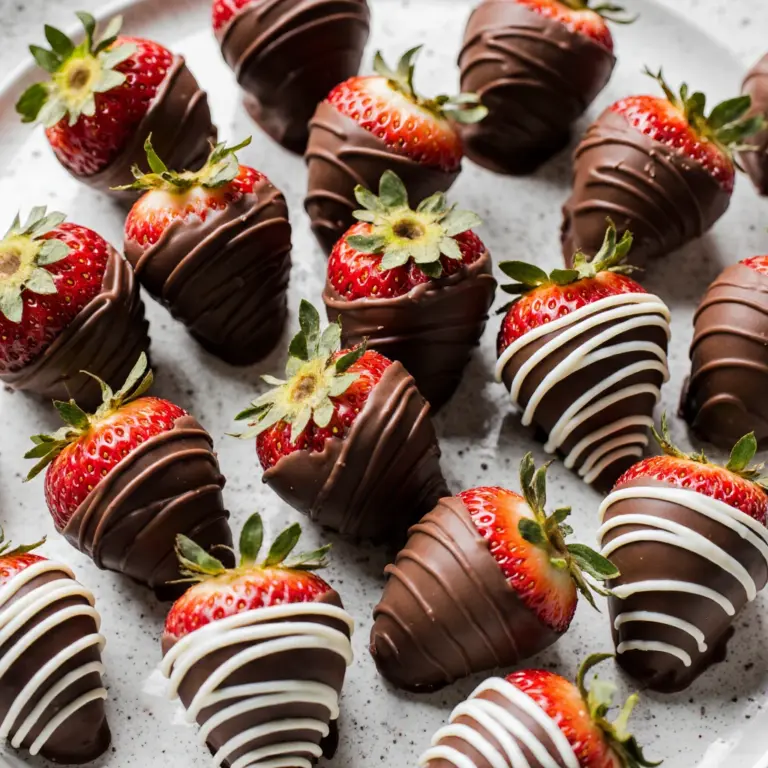 Wunderbar Erdbeeren In Schokolade Ebenbild