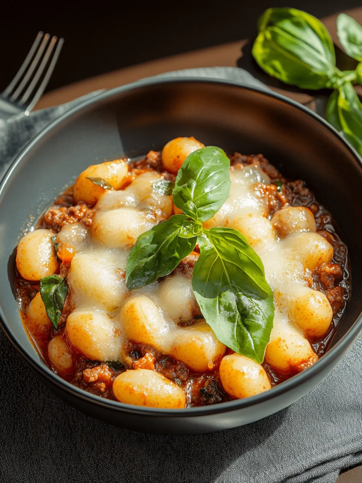 Käsige Bolognese Gnocchi Auflauf für die ganze Familie 3 Käsige Bolognese Gnocchi Auflauf
