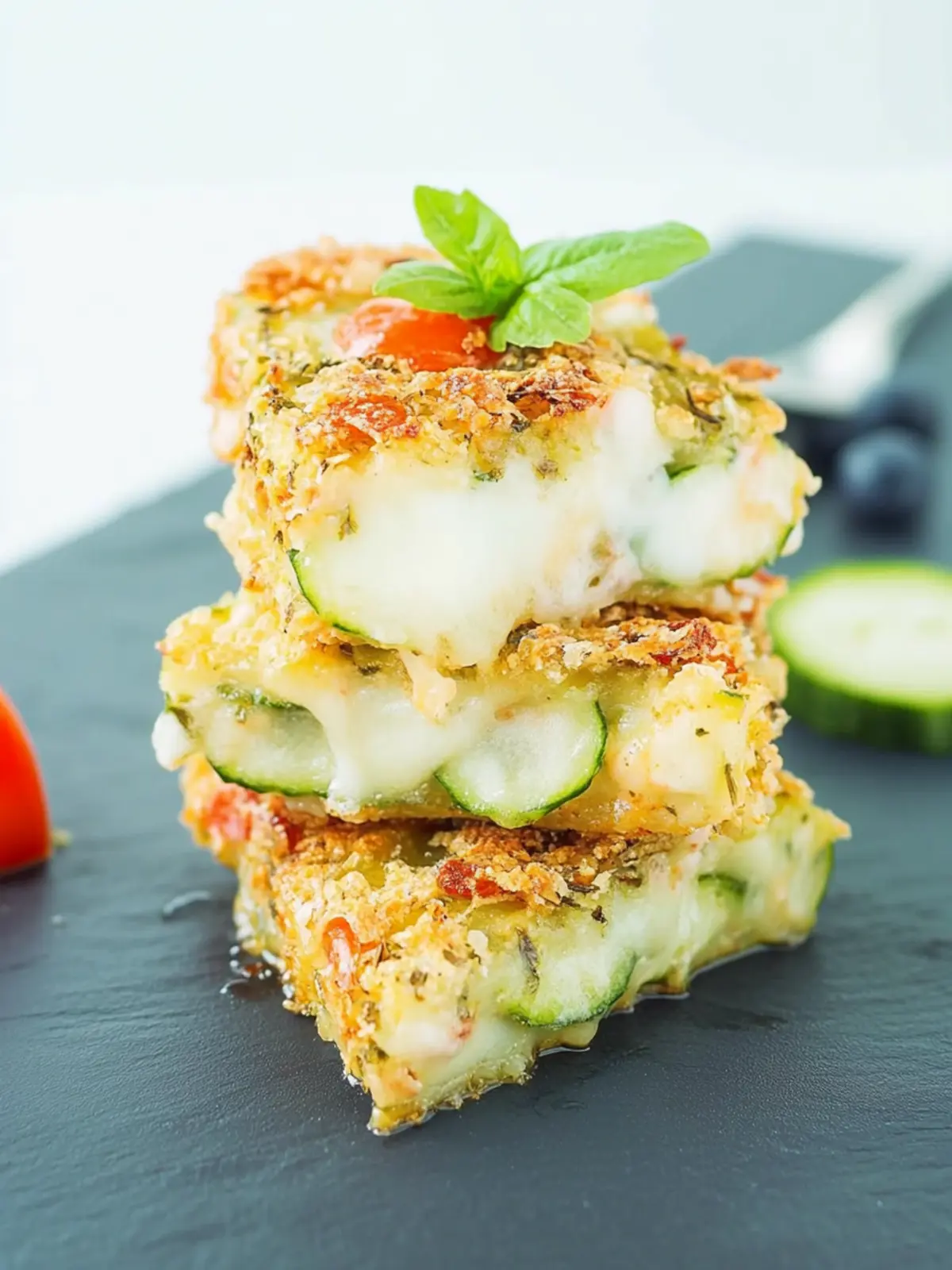 Crispy Zucchini Cordon Bleu Rezept für Genießer 3 Zucchini Cordon Bleu Rezept