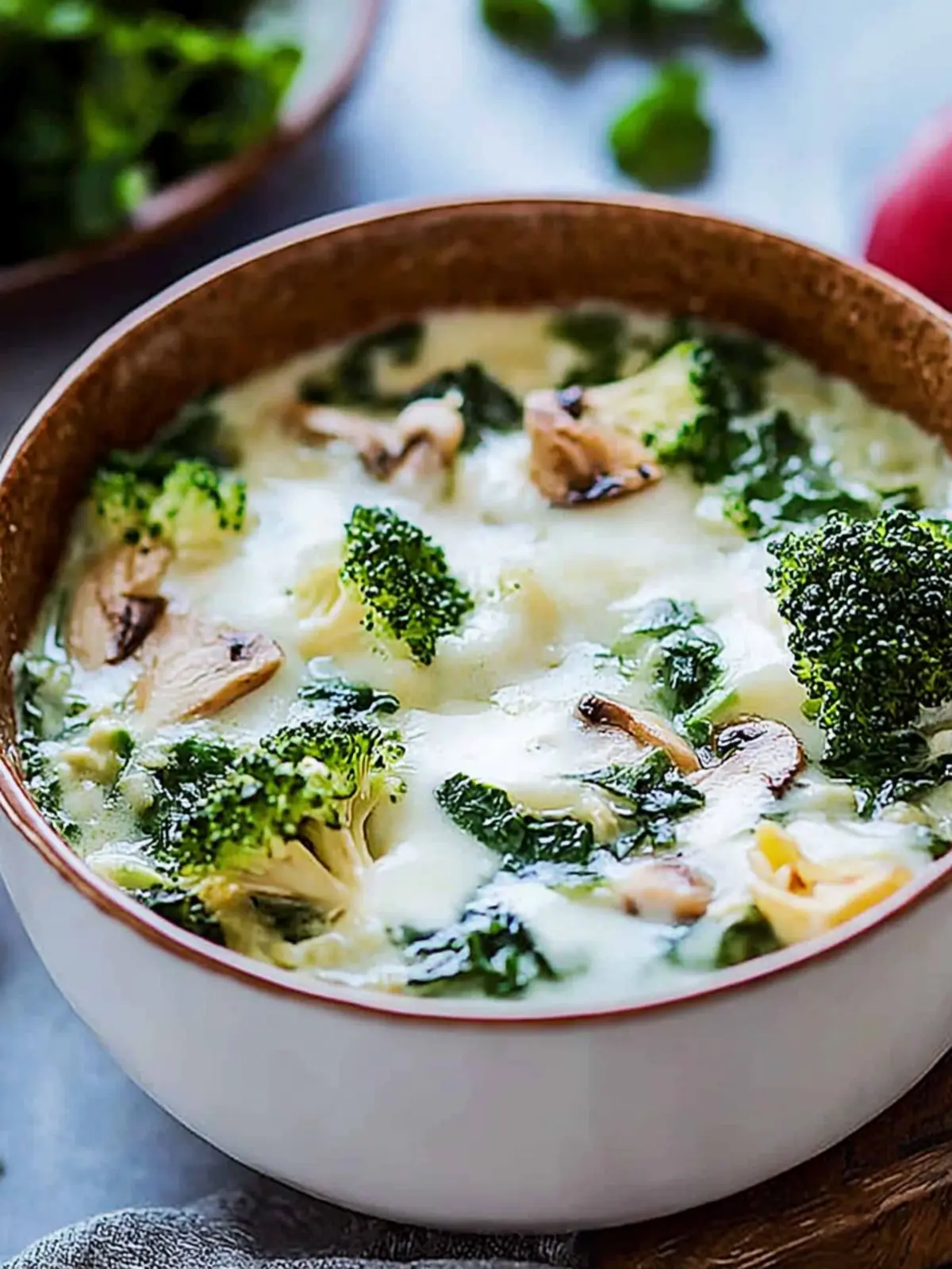 Kale Casserole mit Frischkäse für Genießer 3 Kale casserole with cream cheese