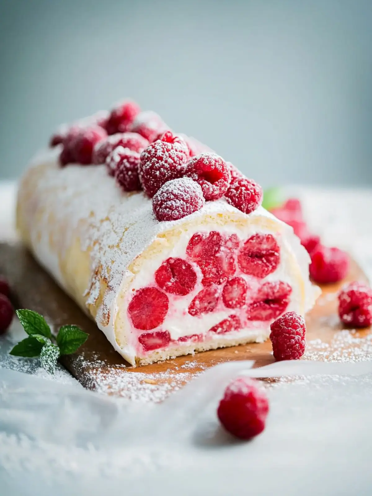 Himbeerwirbel-Weihnachtsrolle für festliche Genussmomente 5 Himbeerwirbel-Weihnachtsrolle