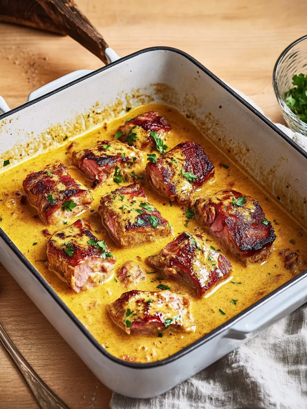 Schweinefilet in Curry-Sahne für jeden Anlass 4 Schweinefilet in Curry-Sahne