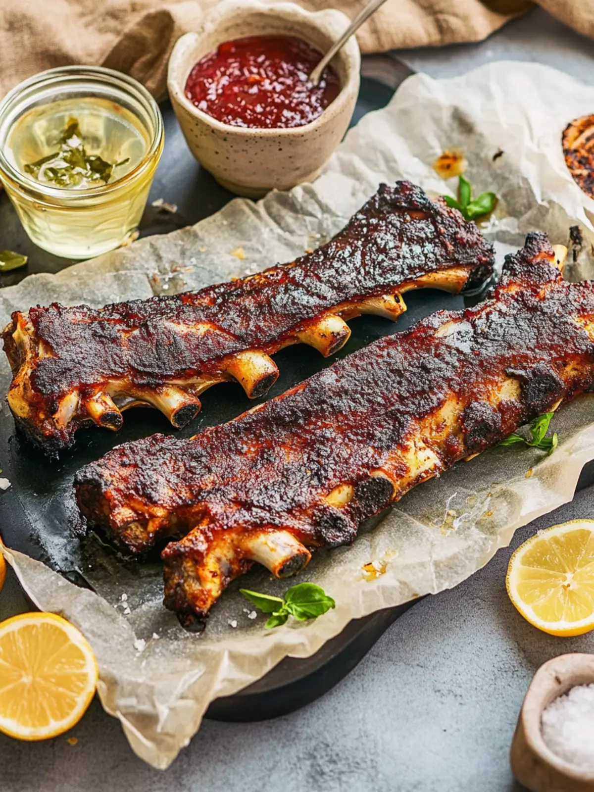 Knusprige Rippchen aus dem Ofen für echte Genussmomente 3 Crispy ribs from the oven