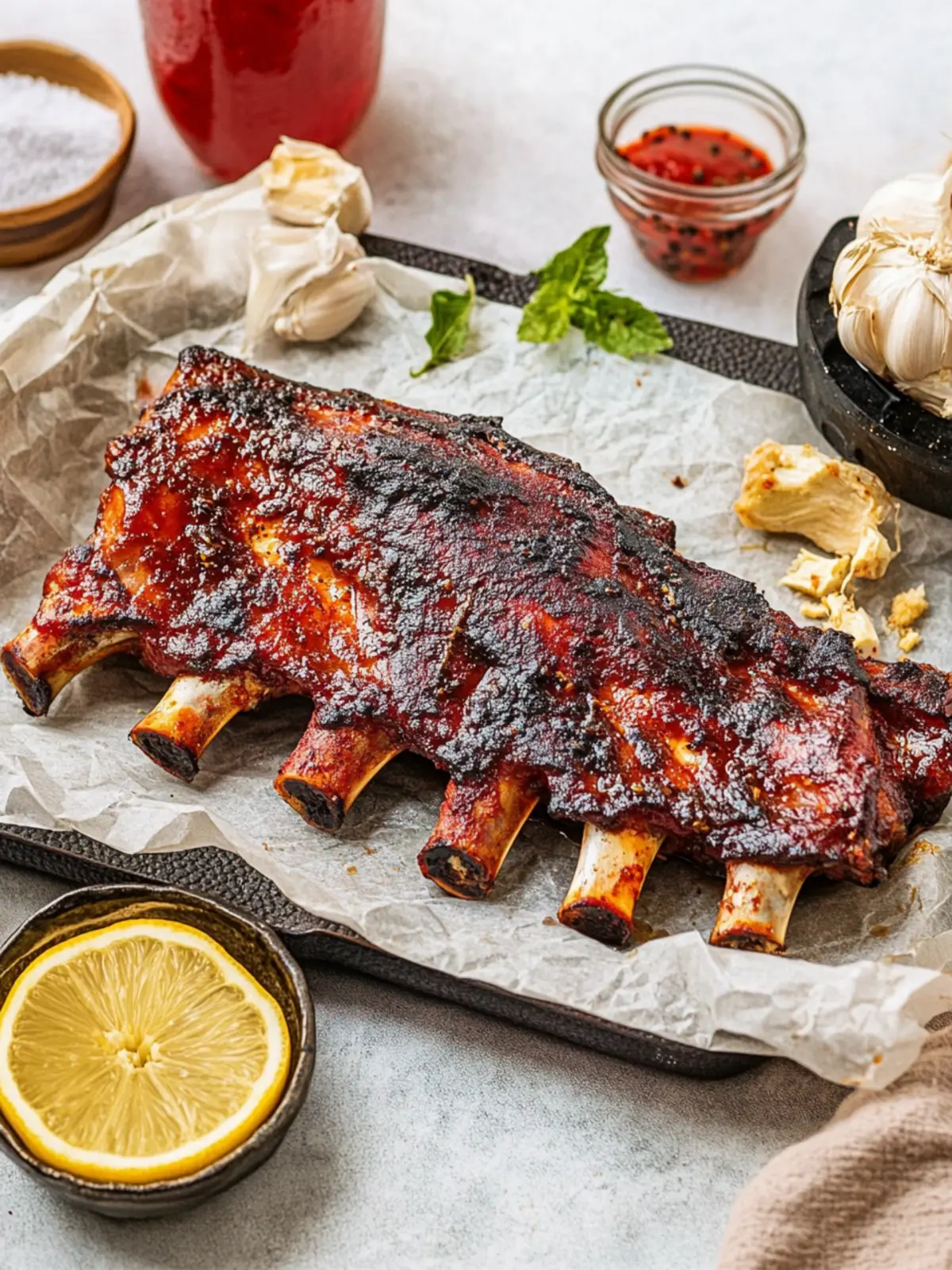 Knusprige Rippchen aus dem Ofen für echte Genussmomente 2 Crispy ribs from the oven