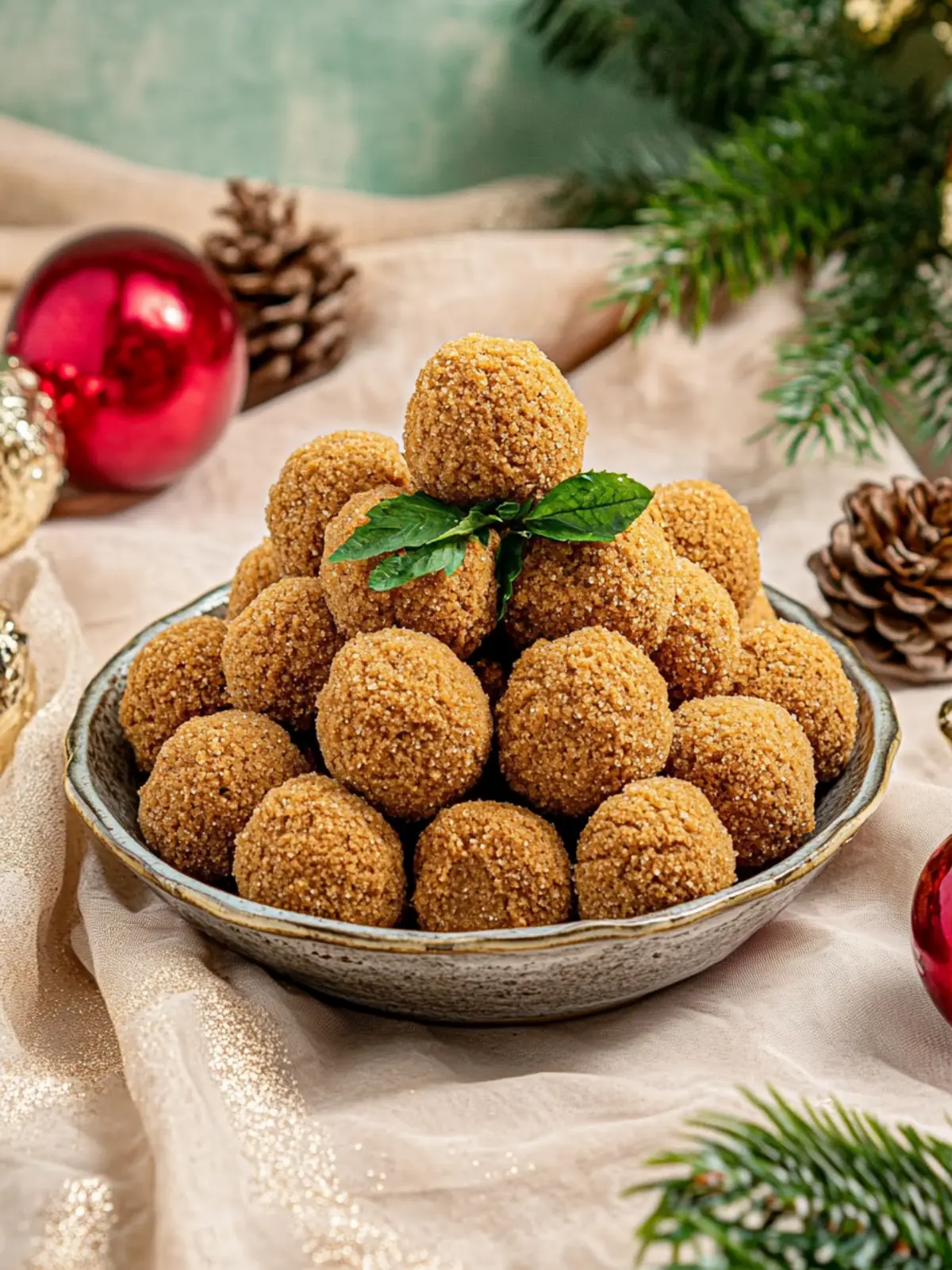 Köstliche Spekulatius-Kugeln für die Weihnachtszeit 3 Spekulatius-Kugeln