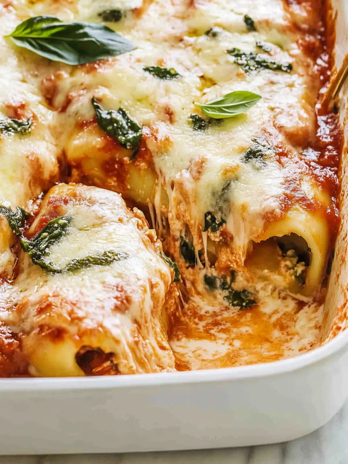 Gefüllte Muscheln mit Spinat und Ricotta 5 gefüllte Muscheln